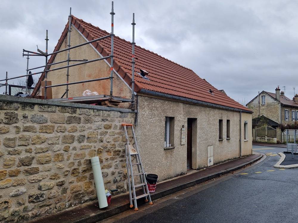 Rénovation totale de couverture - Chantier BUTRY - Val d'Oise